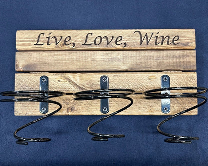 3 Bottle Wine Rack