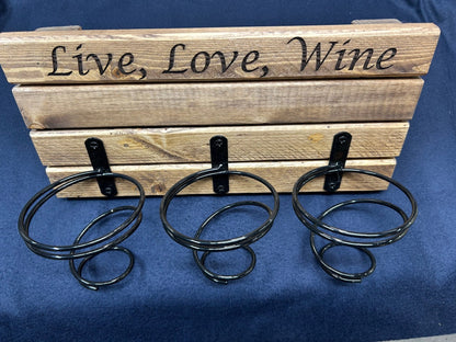 3 Bottle Wine Rack